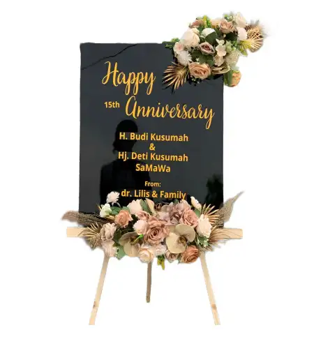 Papan Bunga Akrilik Gilingan